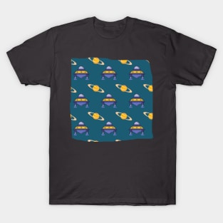 cute cosmic space pattern T-Shirt